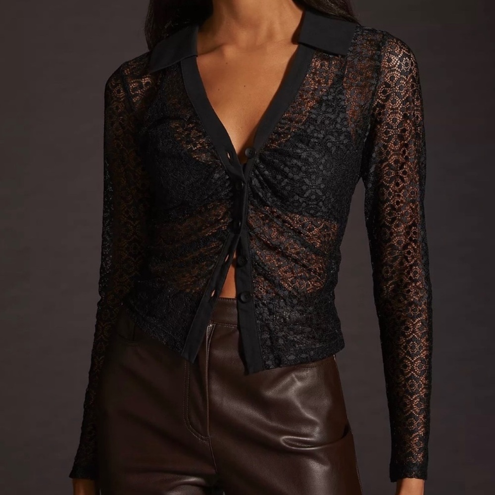 Anthropologie Lace top